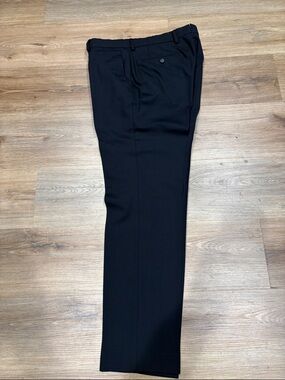 Men's Navy Blue Dress Pants - Classic Tailored Fit